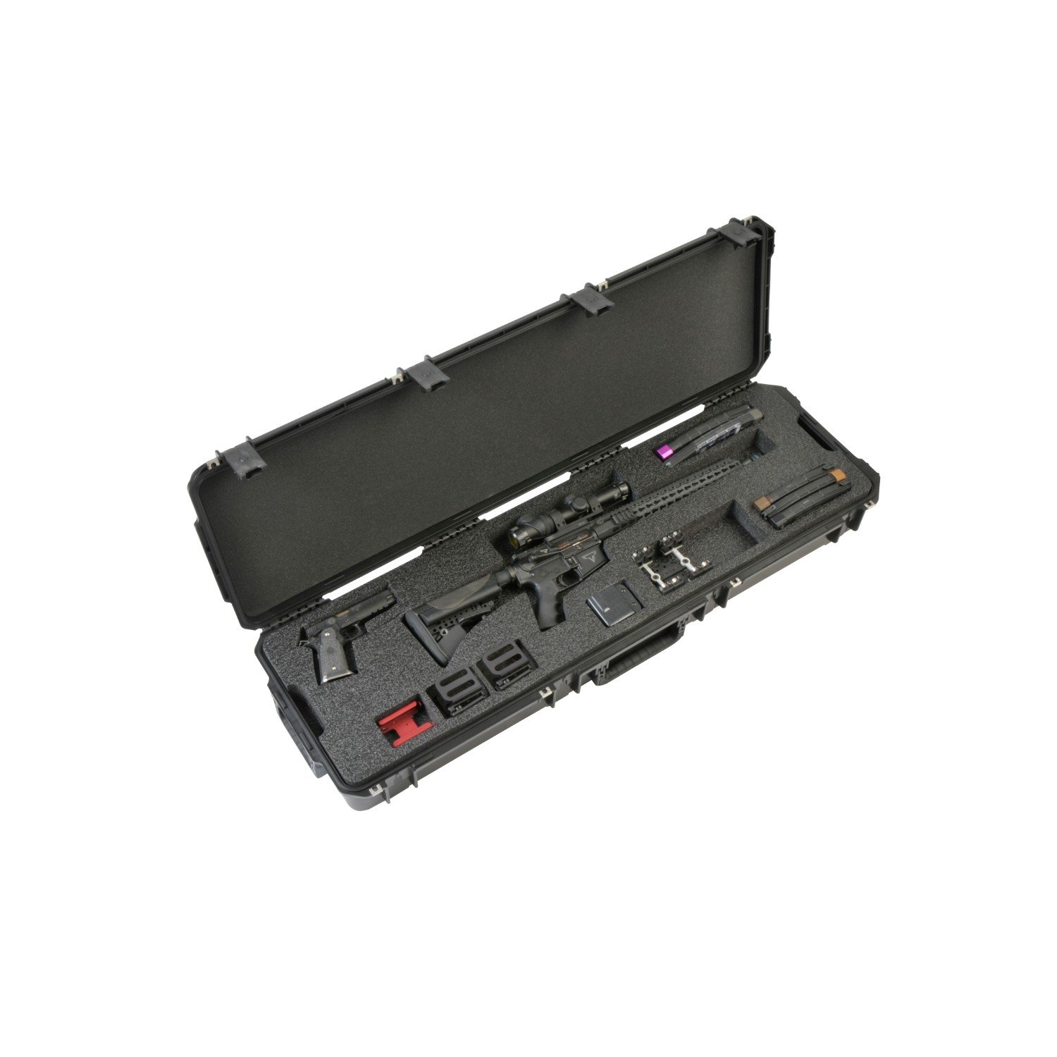 SKB 3I-5014-3G iSeries 3 Gun Case, 53"x17" Polypropylene, Black - SKB