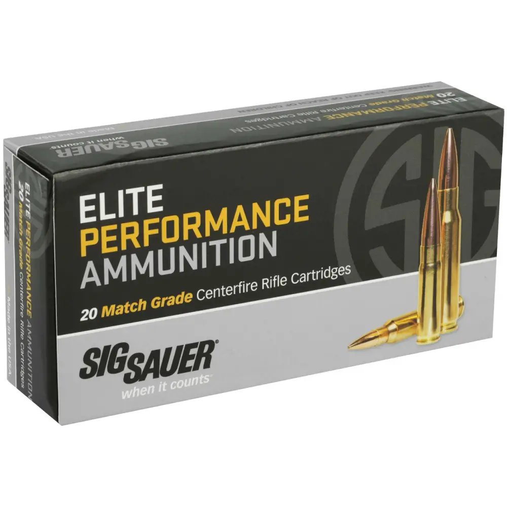 Sig Sauer Elite Match Rifle Ammunition .308 Win 16