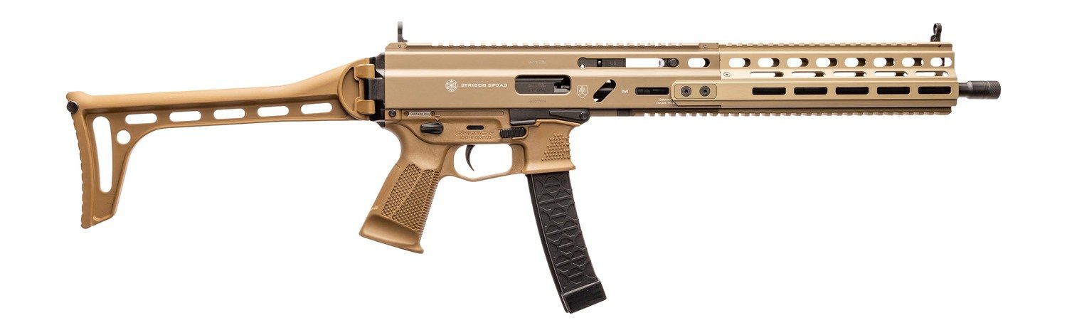Grand Power 810091157992 SP9A3 Stribog 9mm Luger 30+1 16" Black... - Grand Power - 9mm Luger (9x19 Parabellum)