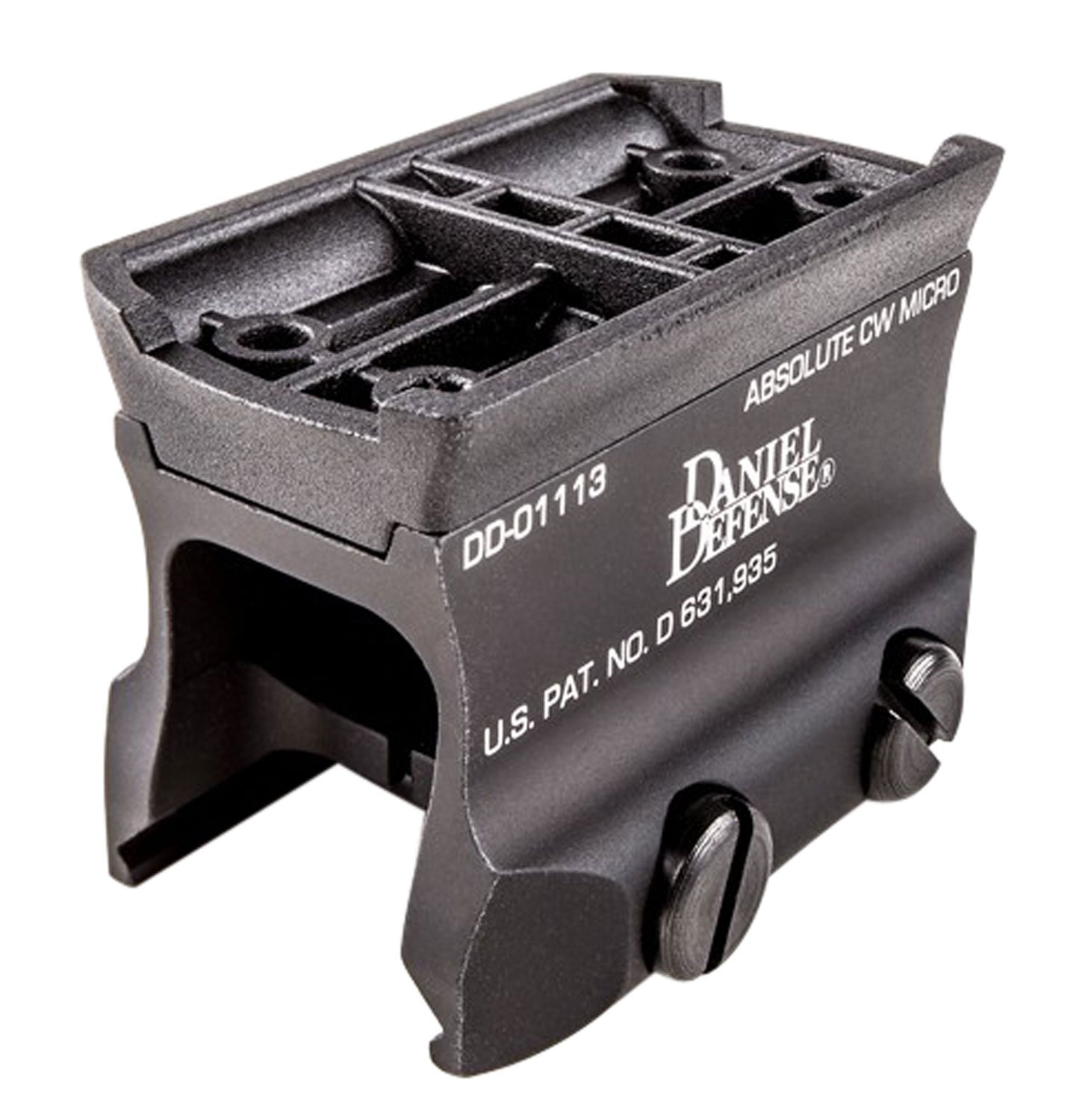 Daniel Defense 0304518025 Micro Mount Black Anodized 6061-T6 Aluminum