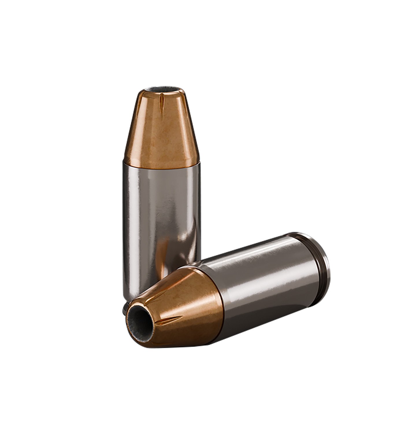 Underwood 113 9mm+P+ 124gr JHP Nickel-Plated Brass 20 Rounds - Underwood Ammo - 9MM LUGER (9X19,9MM PARABELUM)