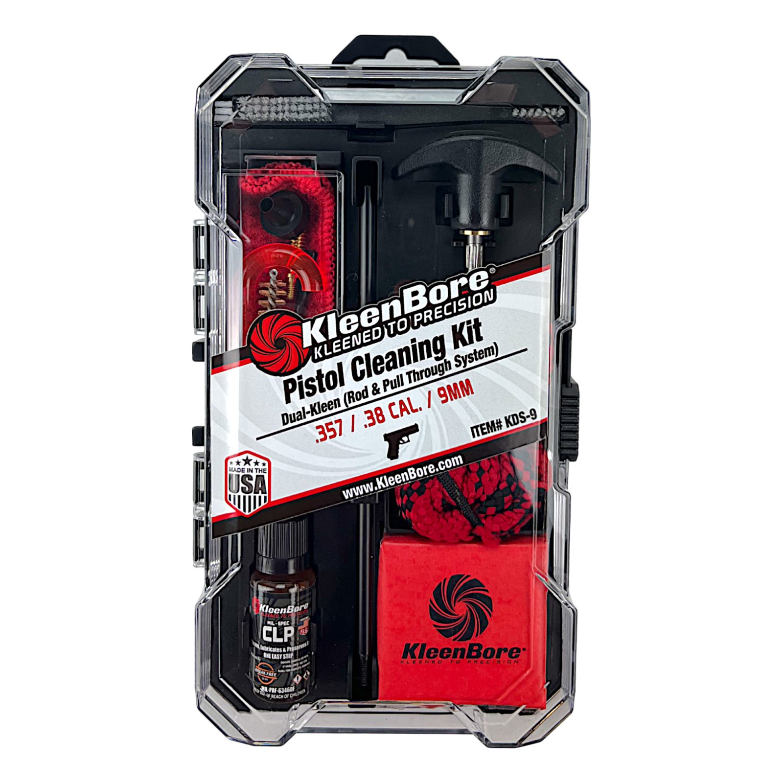 KleenBore Dual-Kleen 9mm Cleaning Rod & Rope