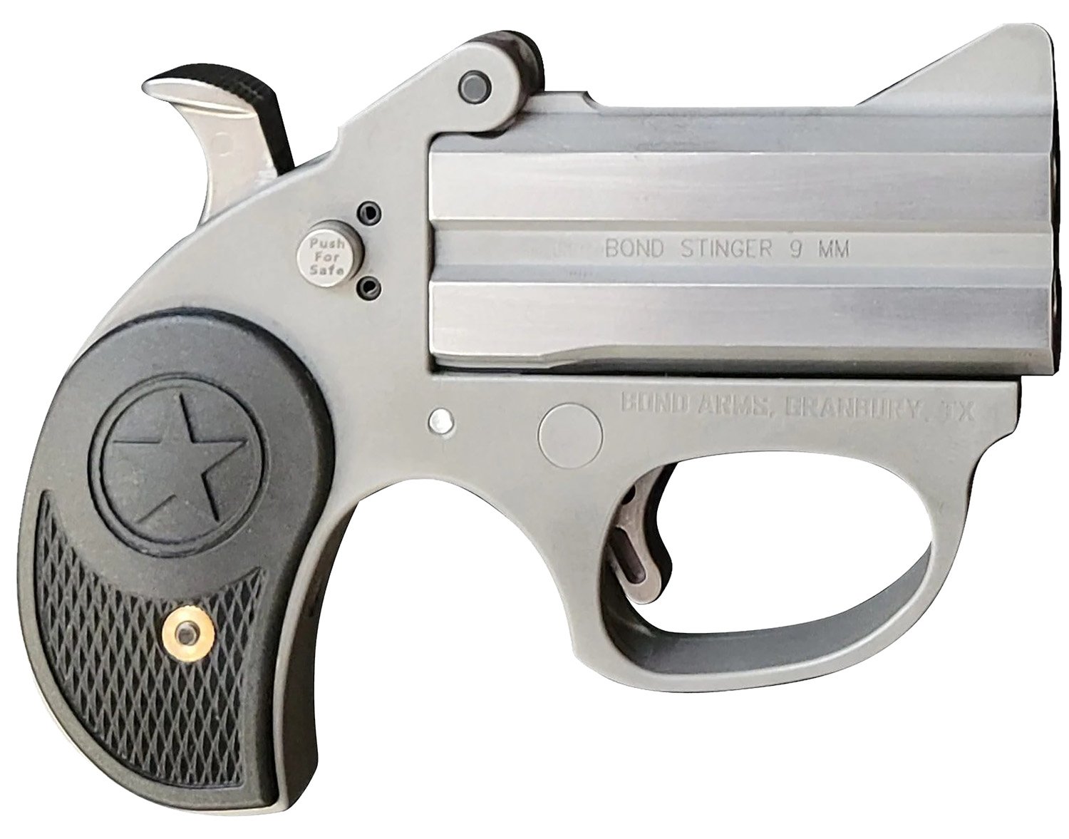 Bond ARMS Stinger Rough Series 38SPL 3in 2rd Stainless Pistol (BASRS-38SPL) - Bond Arms, Inc. - 38 Special