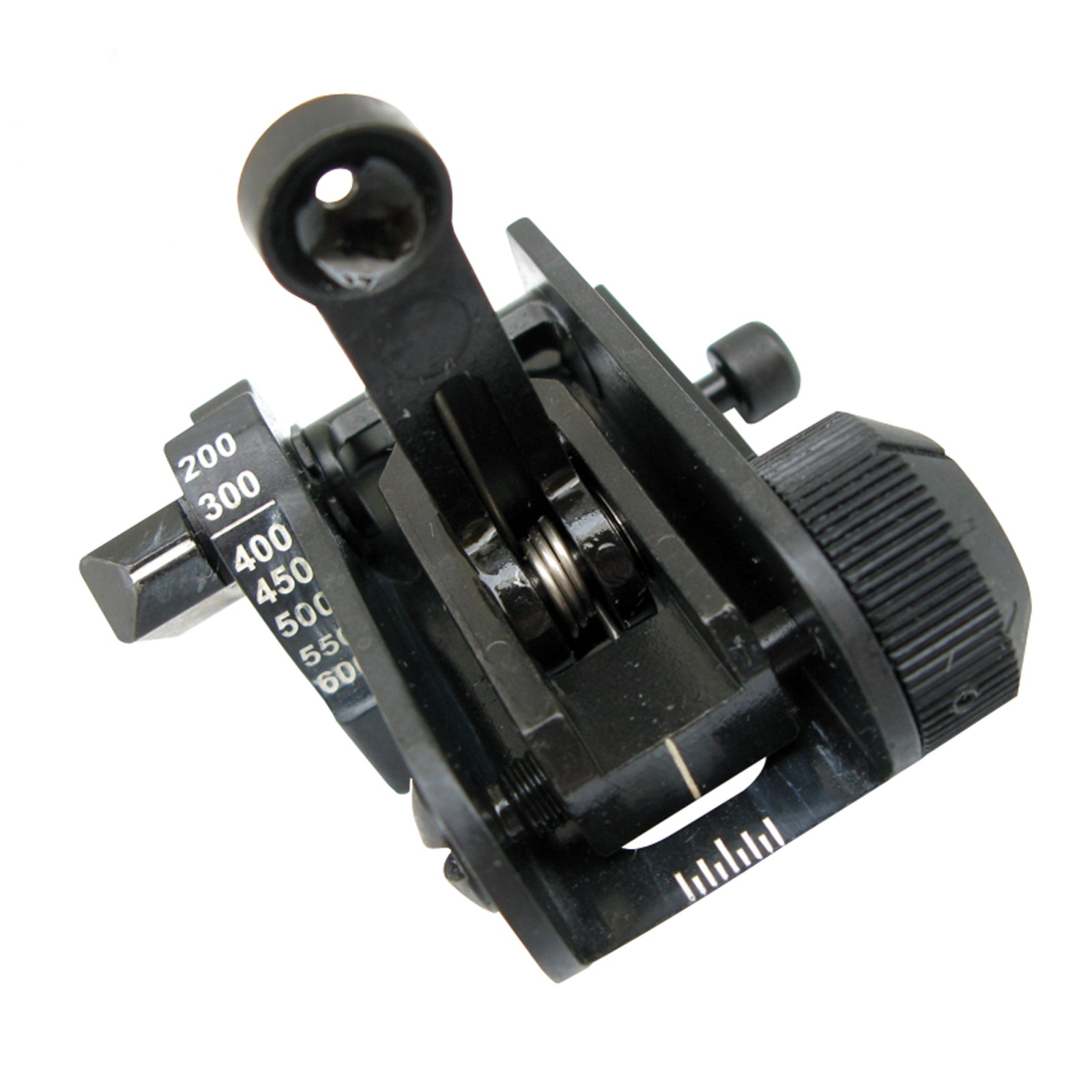 MaTech Solutions Sight Fits Picatinny Black Rear Ranging Aperture Flip Up