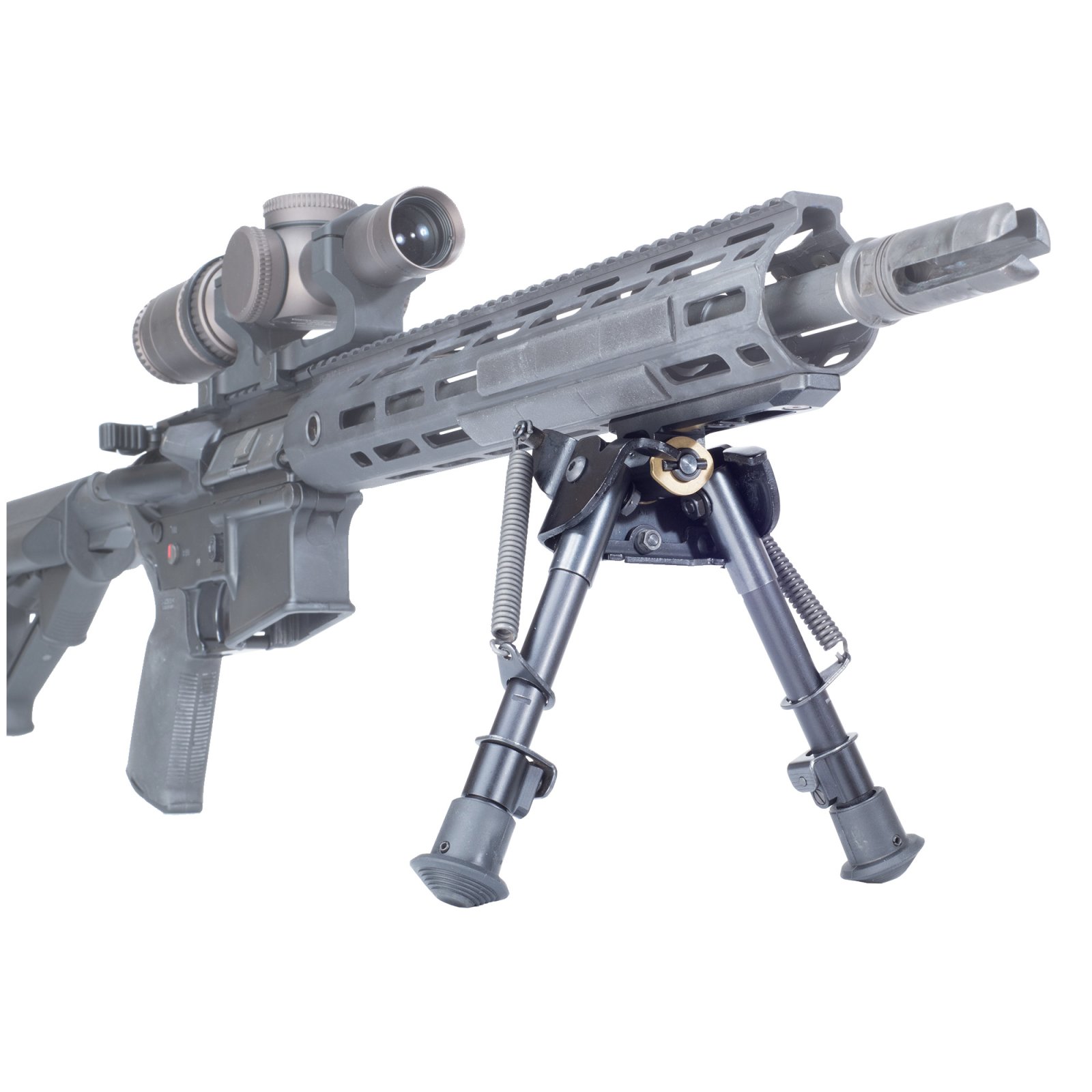 Badger Ordnance LPBK Enhanced Bipod Fits M-LOK 6"-9" Adjustable Length