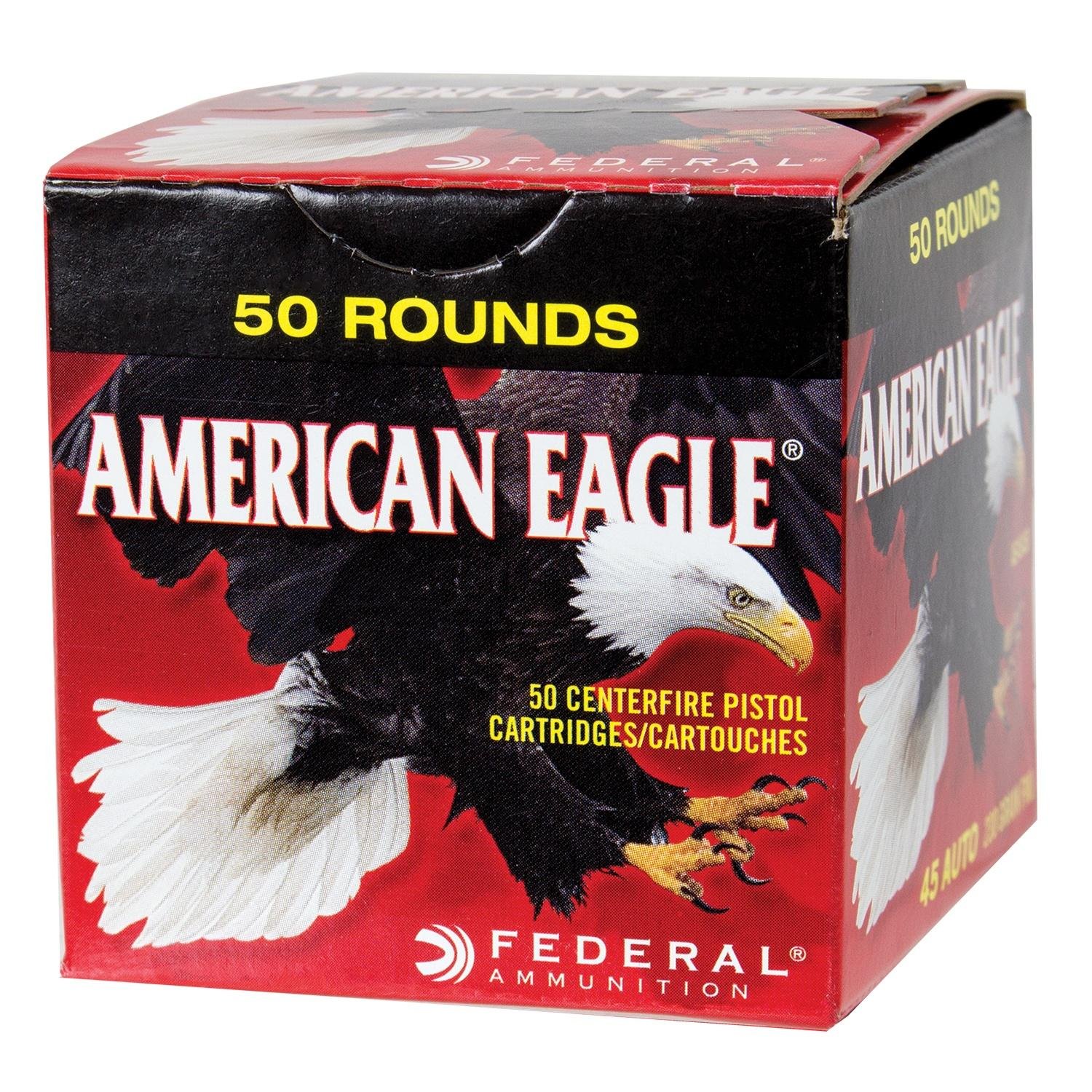 Federal AE45A50 45 ACP 230 Grain Full Metal Jacket 50 Rounds per Box - Federal Premium Ammunition - FULL METAL JACKET