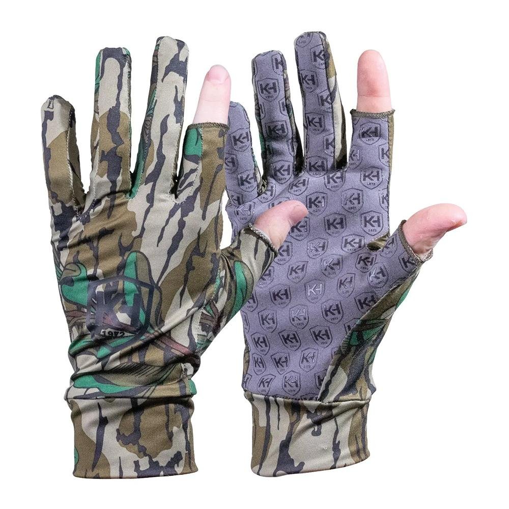 Knight & Hale KHT0212 Run N Gun Gloves M.O Greenleaf Camo
