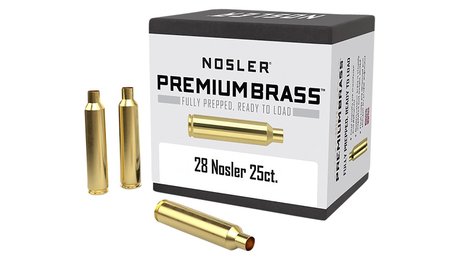 Nosler .28 Nosler Brass Full Length Cartridge Case - Nosler - BRASS