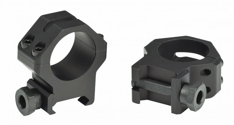 Weaver 99518 4-Hole Tactical Picatinny Scope Rings, 30mm X-High Matte