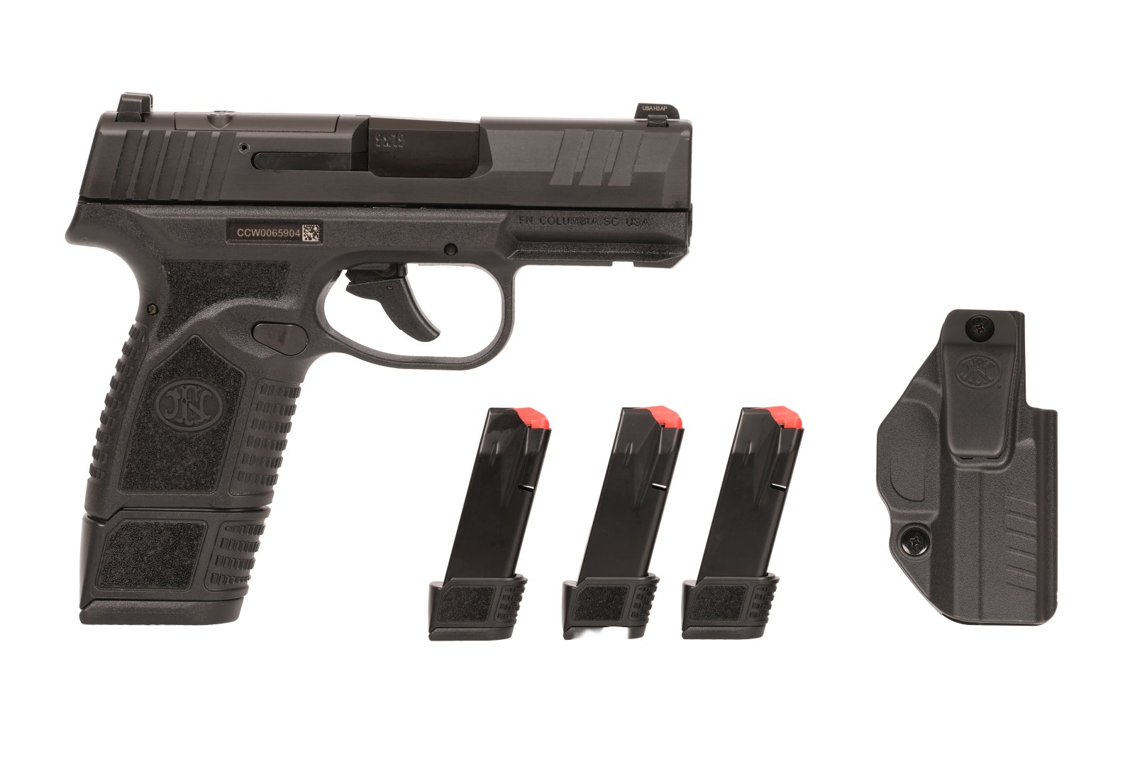 FN 66-101843 FN Reflex 9mm 3.3" Black PVD Semi-Auto Pistol