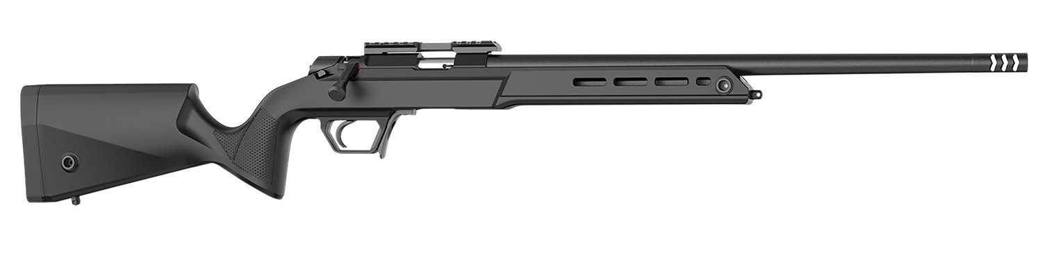 Buy Retay USA ASD22-BLK-16 Asend Sporter 22 LR 10+1 16" Black Heavy Barrel, Black Chrome Receiver w/Picatinny Rail, Black Fixed Synthetic Stock online