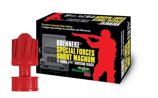 Brenneke Special Forces Short Magnum Slugs 12 ga. 2 3/4 in. 1 1/4 oz. 5 rd. - Brenneke