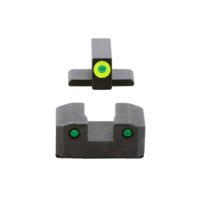 Buy AmeriGlo XD-819 Trooper Tritium Sight Set Green Rear Lumigreen Front online