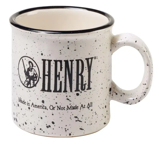 Henry Campfire Mug 15oz Black & White