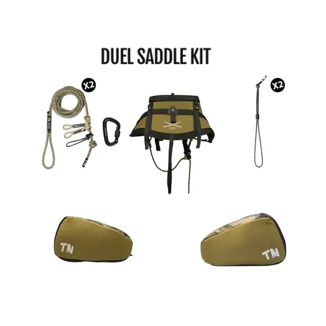 Timber Ninja Outdoors Duel Saddle Starter Kit XL 36 - 40 - Timber Ninja Outdoors