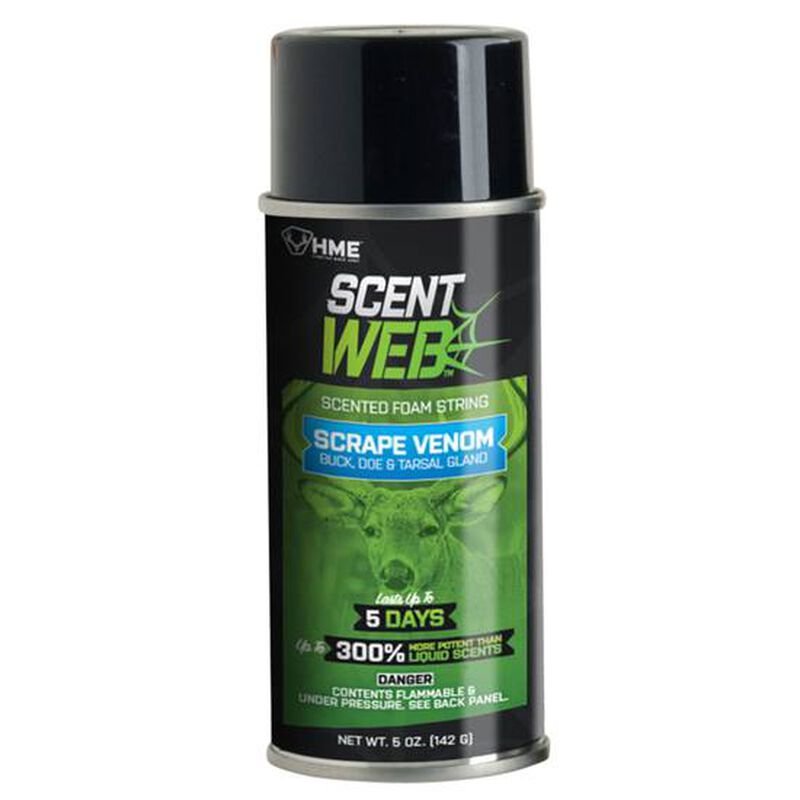 HME SWSCRPVEN Scent Web Scrape Venom Buck, Doe & Tarsal Gland Cover Scent 5 oz. Aerosol - DNZ Products - DEER
