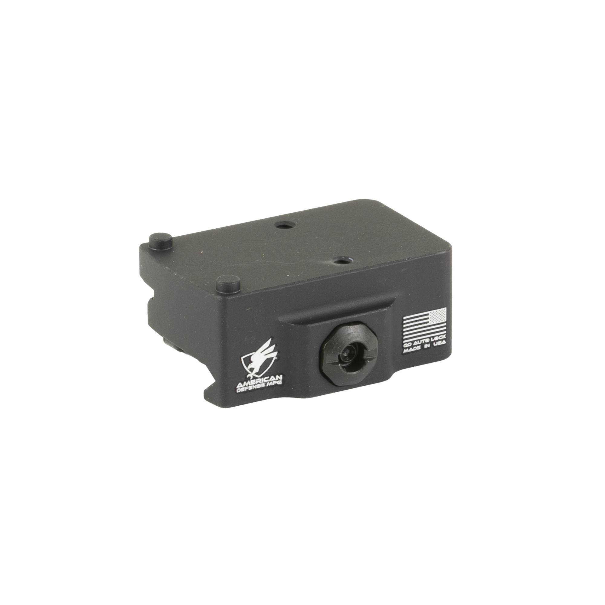 American Defense AD-RMR-LW-L-STD QD Mount, Left Lever, Low, Black