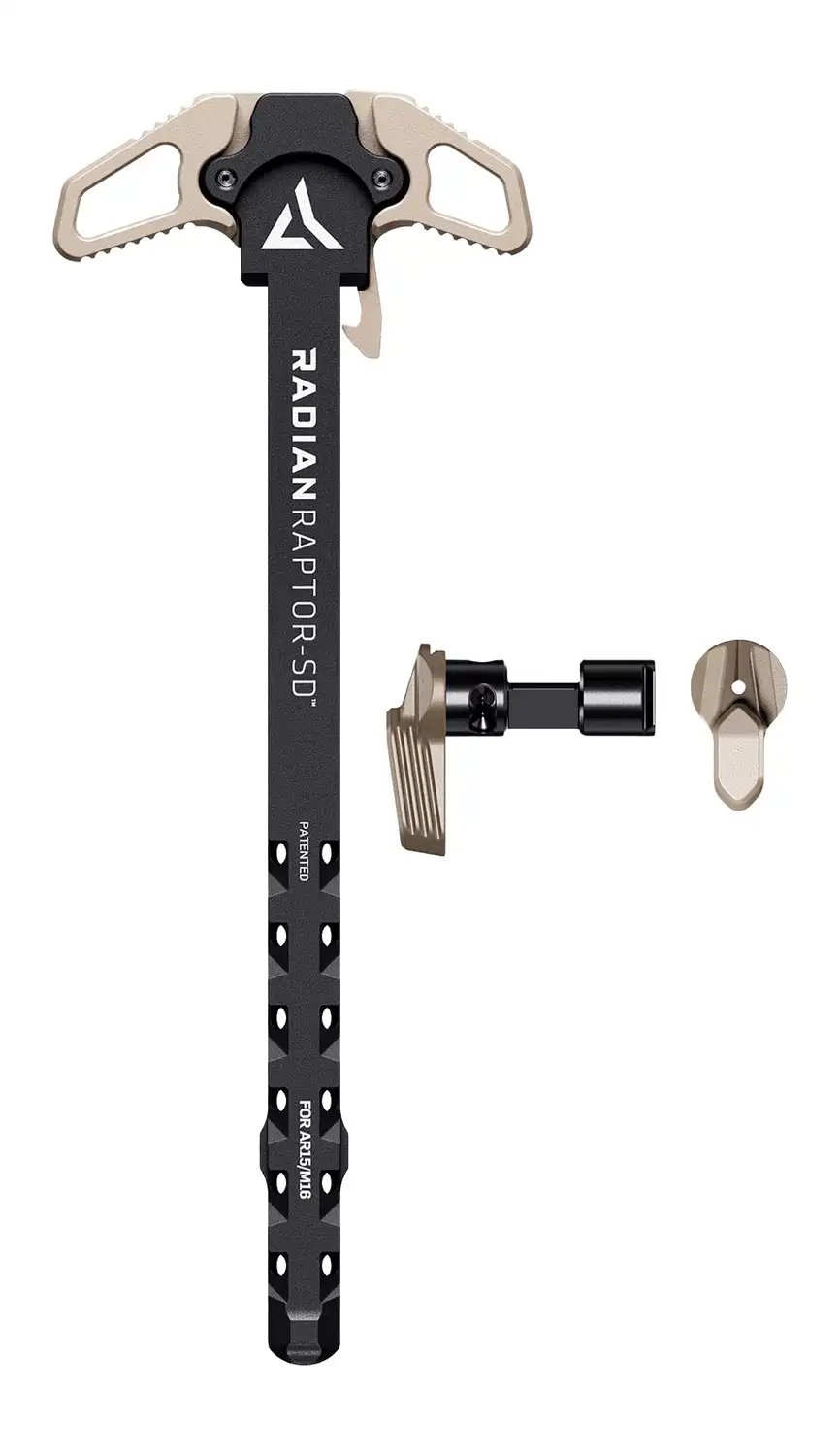 RADN R0940 COMBO RAPTOR SD CHRGING HNDL 45/90 FDE - Radian Weapons - RAPTOR
