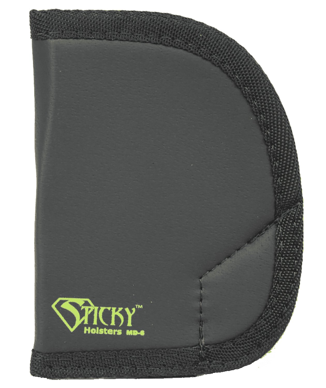 STICKY HOLSTERS MD-6 Mediumf Fits Chiappa Snubby Revolvers both RH & LH - Sticky Holsters - BLACK/GREEN