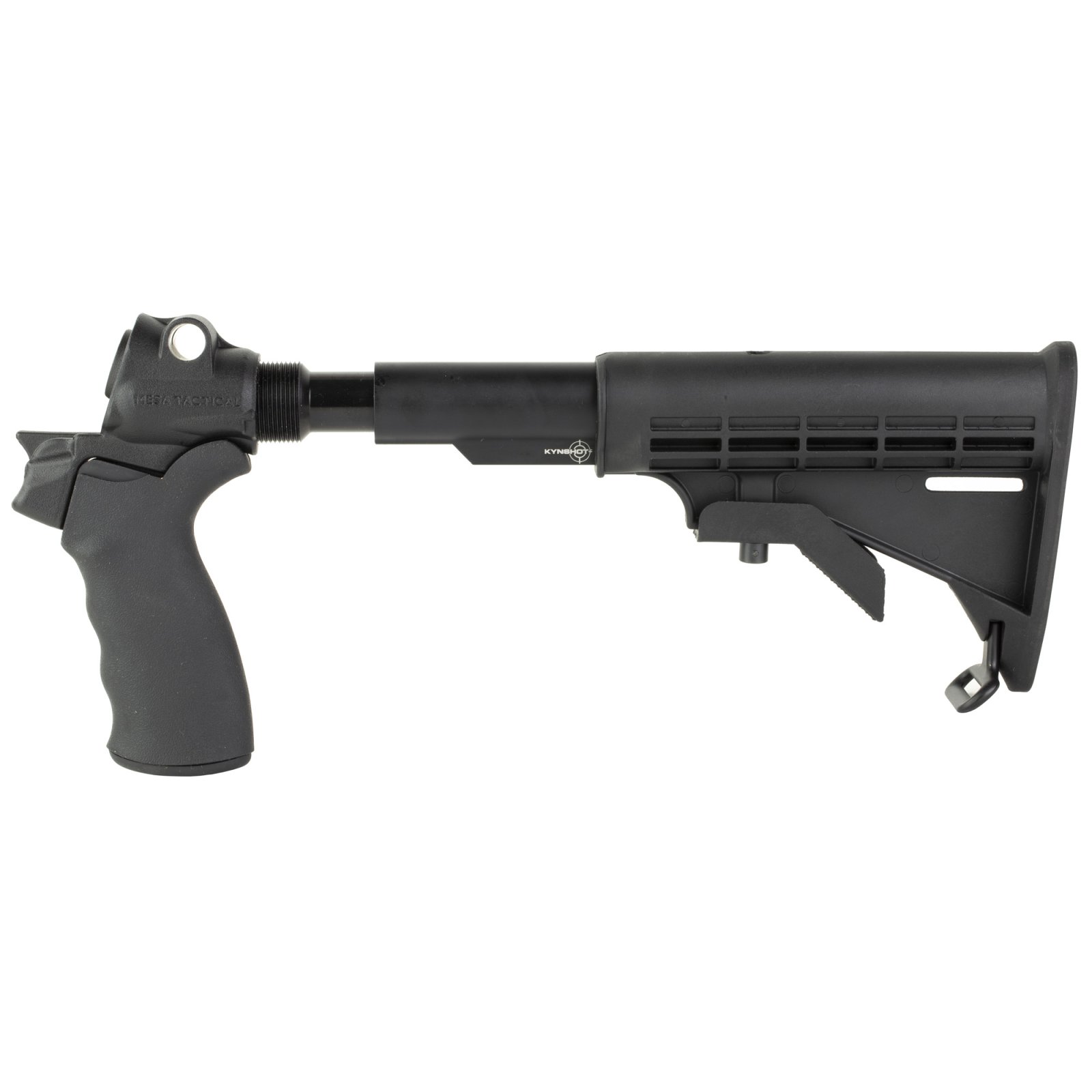Mesa Tactical LEO Gen II Hydraulic Recoil Stock Kit 92650 - Black, 12-GA/20-GA, Moss 500/590 Mav 88