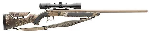CVA PR3211NSCP Accura LR-X Muzzleloader 50 Cal/330 ELR 30" FDE/Black Scope - CVA - 50