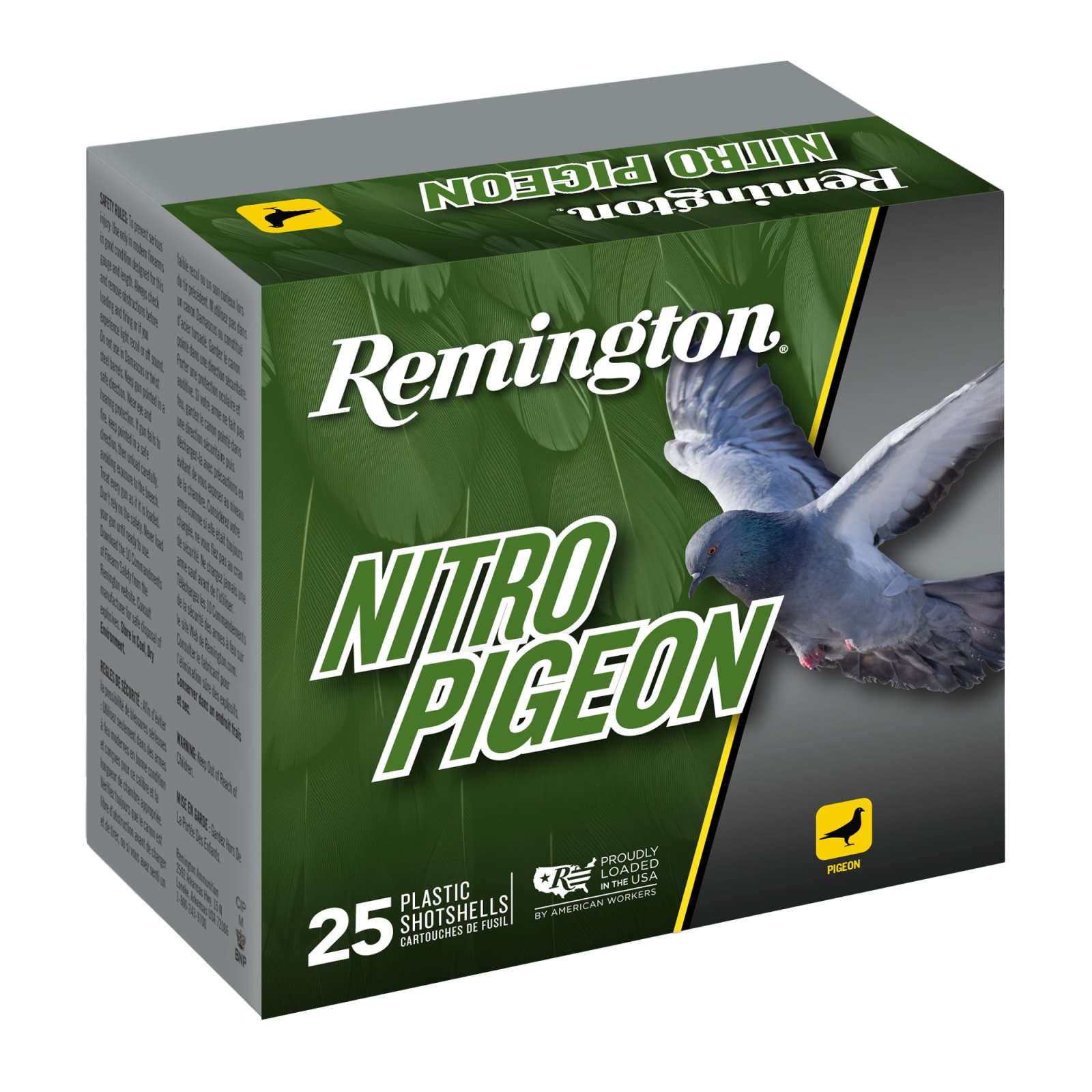 Remington R28681 Nitro Pigeon 12Ga 2.75" 7.5 Shot 25/Box 1300fps