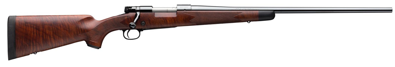 Winchester 70 Supergrade, 243 Win, 22" Bolt Action Rifle, Walnut RH, MOA Trigger, Pachmayr Pad - Winchester - 243 Win