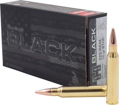 Hornady Black .223 Remington 75Gr BTHP Match 20Rd Box Rifle Ammo (80267)