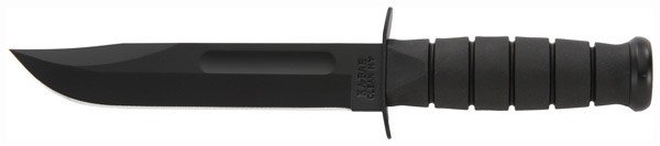 Buy KA-BAR 1213 Full Size Black Fighting Knife 7" Kraton Handle 1095 Cro-Van online