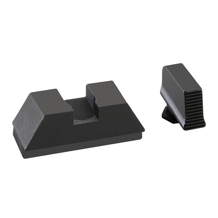 AmeriGlo GL-454 2L Optic Sights Serrated Front .240"/.315" for Glock - AMERIGLO