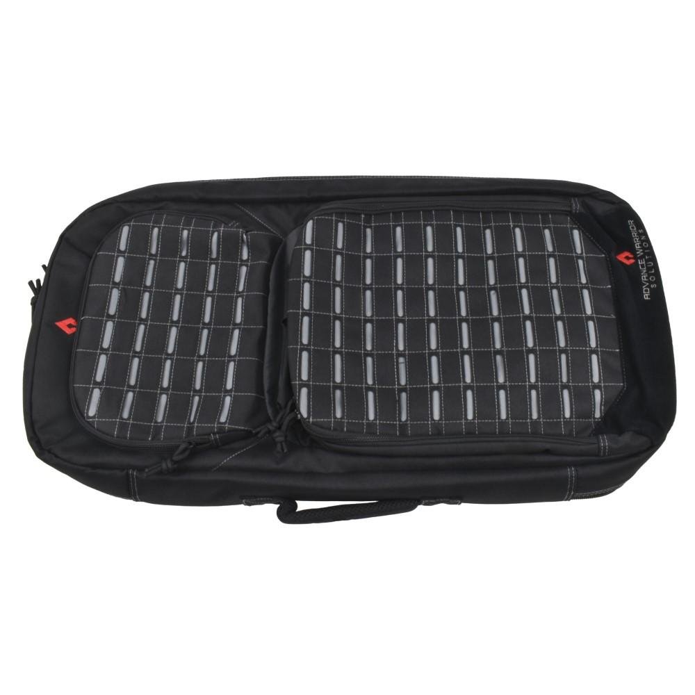 Advance Warrior FR28RBP-BL/GR/TSA Handgun Case 28" Black/Grey 600D Poly