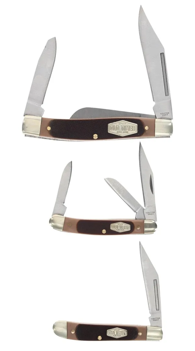 OTM Old Timer Folding Knife Set with Tin - OTM for sale at TheGunDock