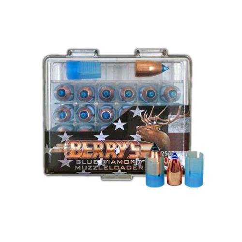 Berry's Blue Diamond .50 Cal. Muzzleloader Bullets with Sabots 275 gr 25/ct - Berry's Mfg