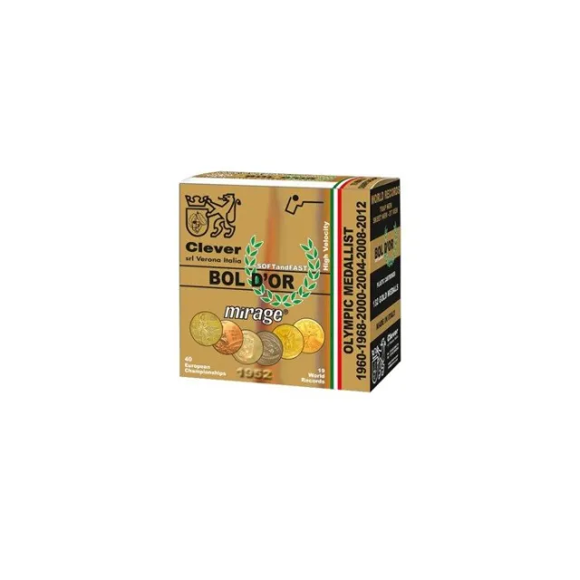 Clever CMBOH18 Mirage Bol D'OR 12ga 3dr 1oz #8 250/Case - CLEVER - 12 GAUGE