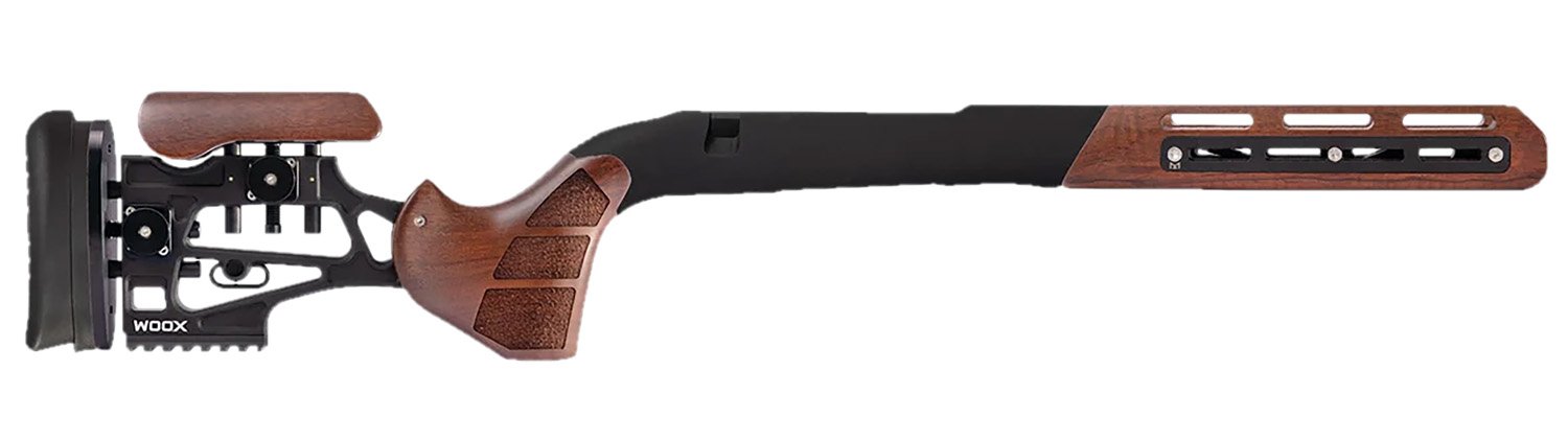 Woox SH.CHS011.04 Furiosa Chassis Walnut Aluminum/Wood Fits Tikka T3/T3x Bolt Action 31" OAL - WOOX