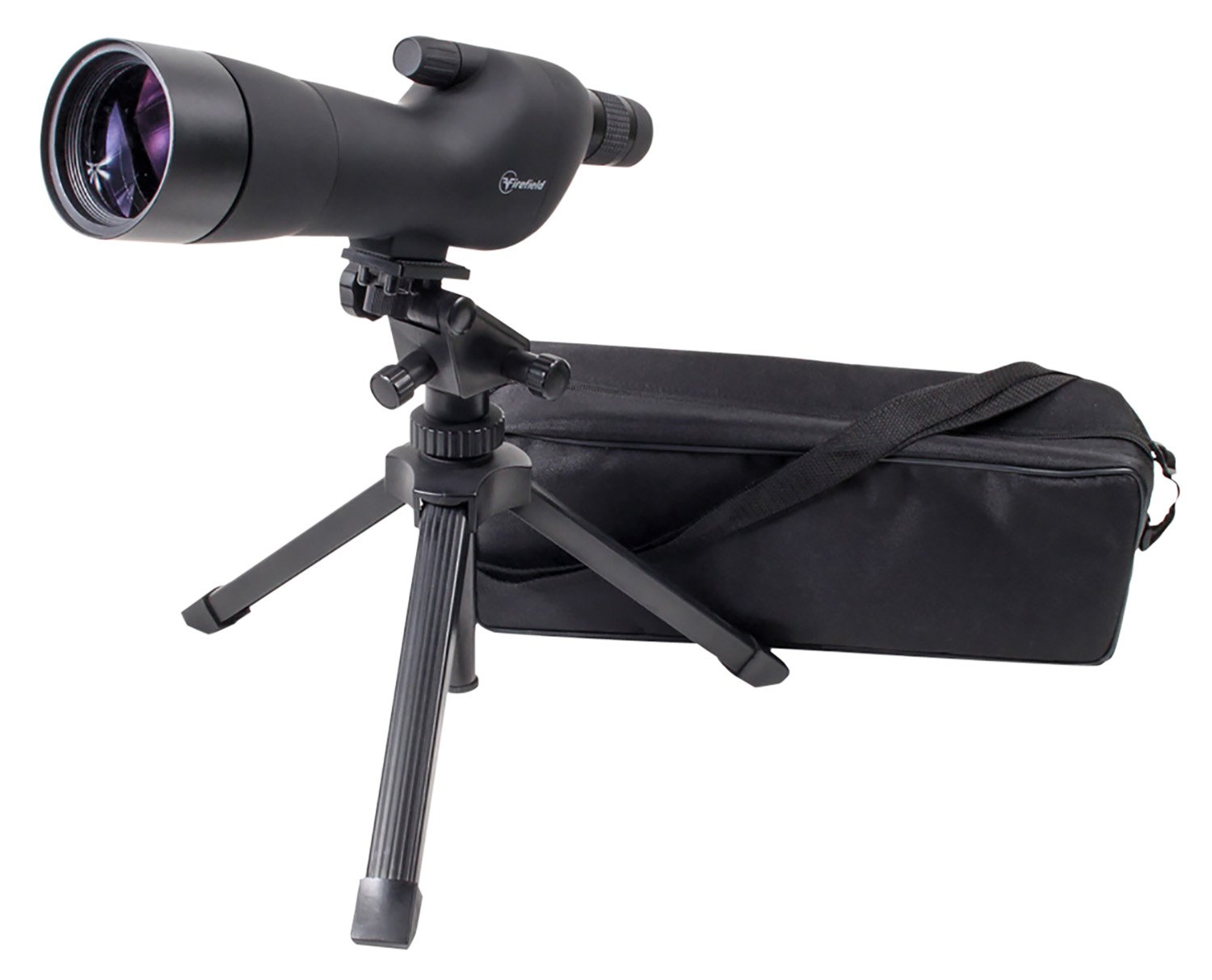 Firefield FF11018K Spotting Scope Kit 20-60x60mm Black Rubber Armor