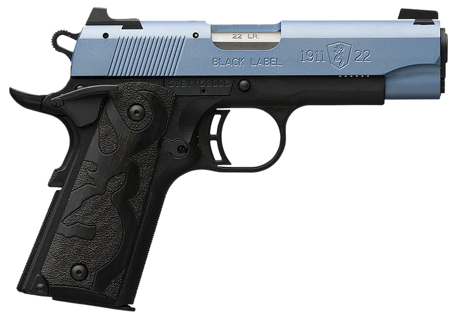 Browning 1911-22 Black Label Polar Blue Compact .22 LR - Browning - 22 LR