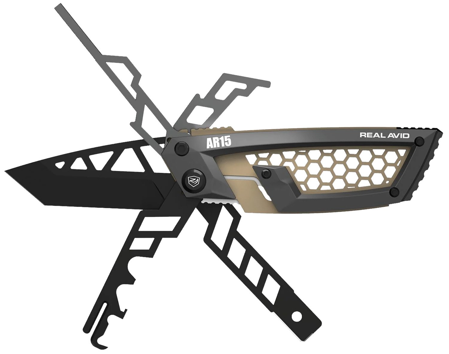 Real Avid AVGTEAR Gun Tool Edge AR-15 Multi-Tool 2.6" Tanto Blade - Real Avid - TANTO