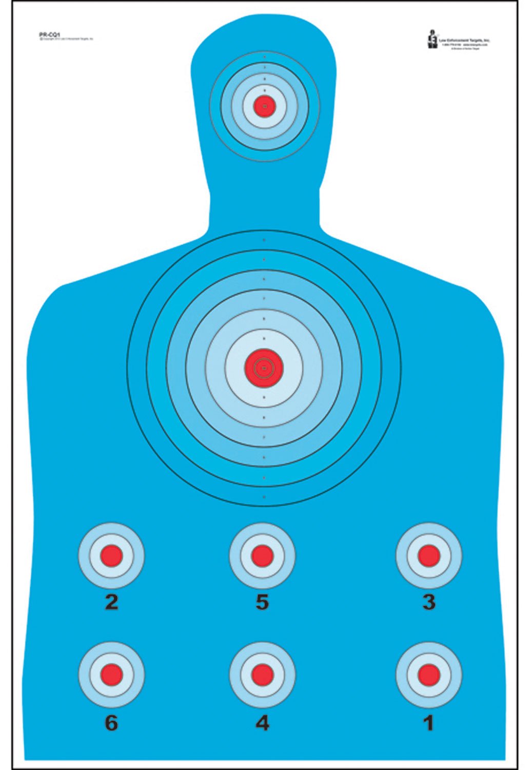 Action Target PRCQ1100 High Visibility Silhouette Targets 23"x35" 100 Pack - Action Target