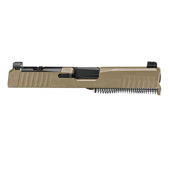Lone Wolf LWD-DKSLIDE19-G3-FDE 9mm RMR Cut Slide FDE Glock 19 Gen3 - Lone Wolf Distributors - 9 MM LUGER