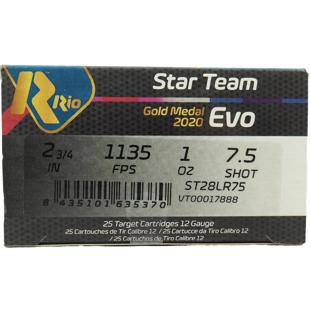 Star Team EVO HV 32 Low Recoil Shotshells 12ga 2-3/4 1-1/8oz 1150 fps #7.5 25/ct