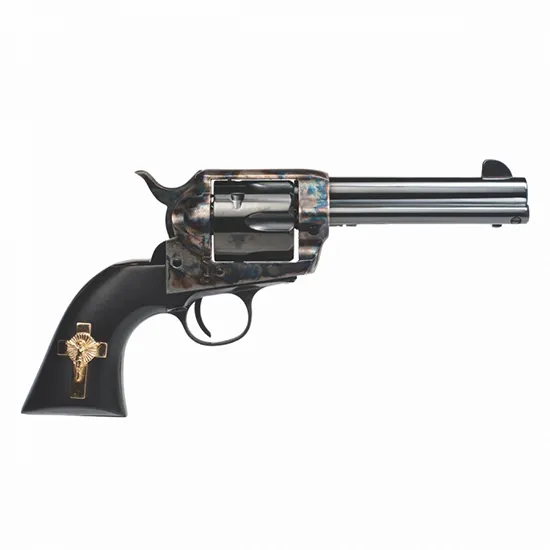 Cimarron Holy Smoker Revolver 45 Long Colt 4.75in. Case Hardened6 Shot - Cimarron - 45 COLT for sale at TheGunDock