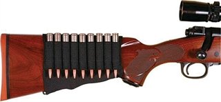 Allen 206 Buttstock Shell Holder Elastic Capacity 9rd Rifle Buttstock Mount