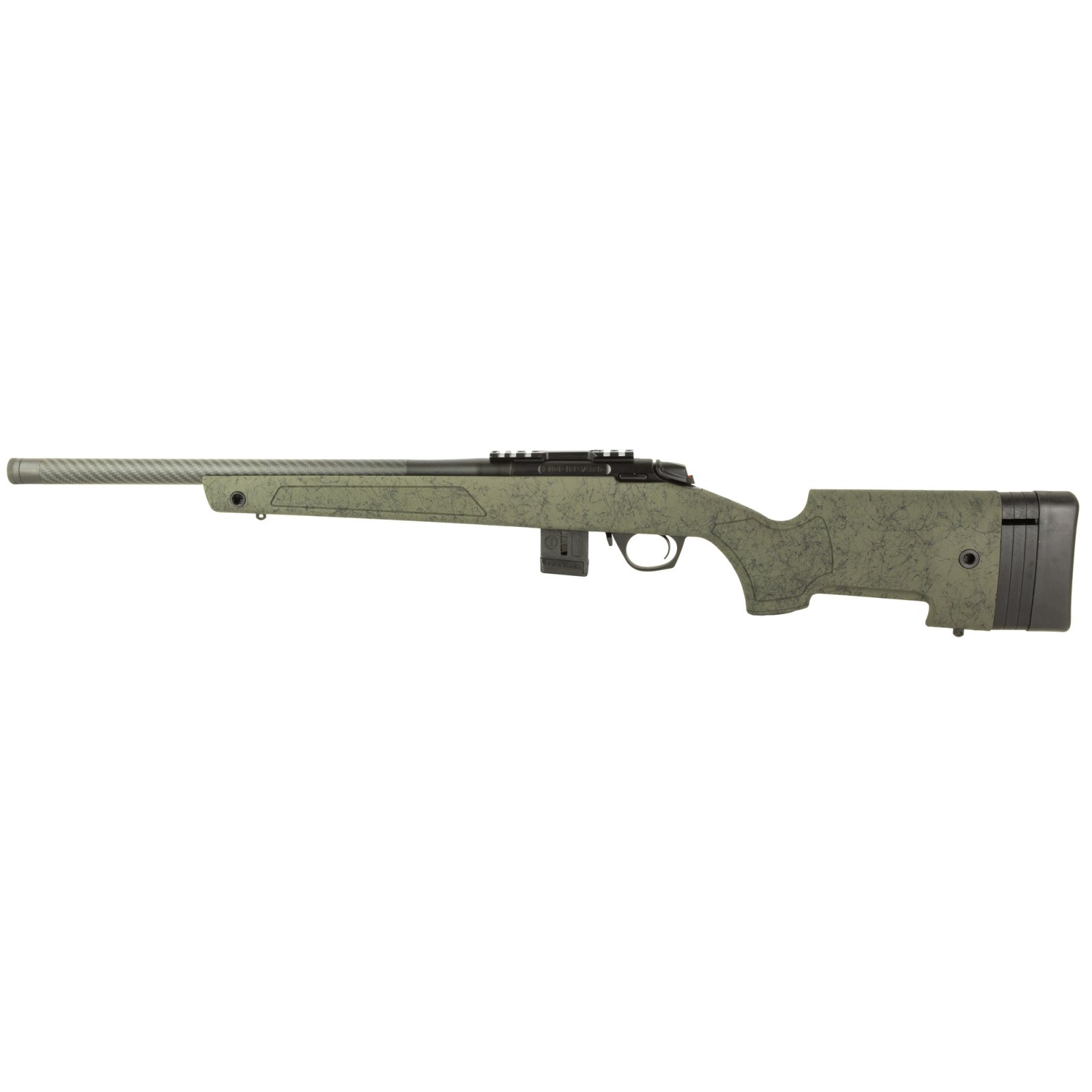 Bergara BMR010 Rimfire Rifle 22M 10+1 Carbon Fiber Barrel Black/Grey - Bergara - 22 Magnum