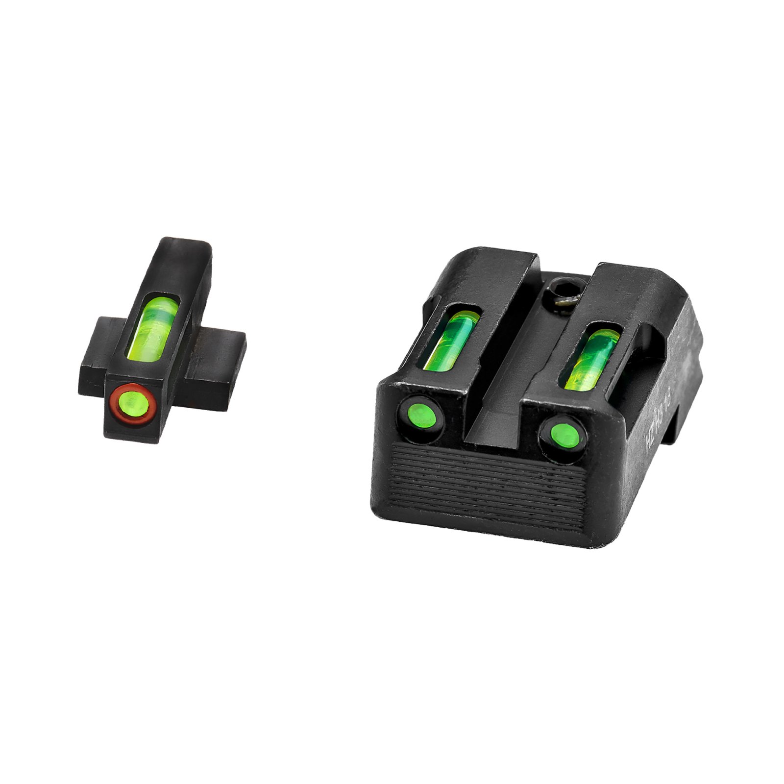 HiViz KBN521 1911 LiteWave H3 Tritium Sight Set Orange/Green