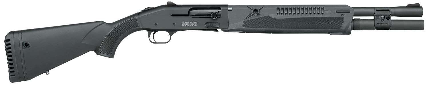 Mossberg 85162 940 12 Gauge Shotgun 7+1 Winged Fiber Optic Sight - Mossberg - 12 Gauge