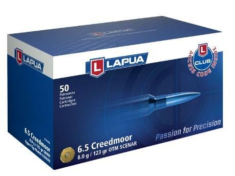 Lapua 4316060 6.5 Creedmoor 123gr Scenar OTM Ammo 50 Rounds - Lapua - 6.5 Creedmoor