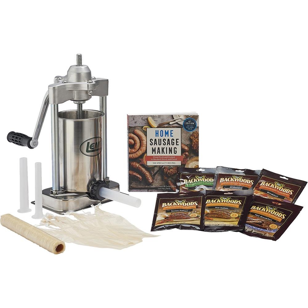 LEM Products Model 838 Sausage Stuffing Kit 5 lb Vertical Stuffer