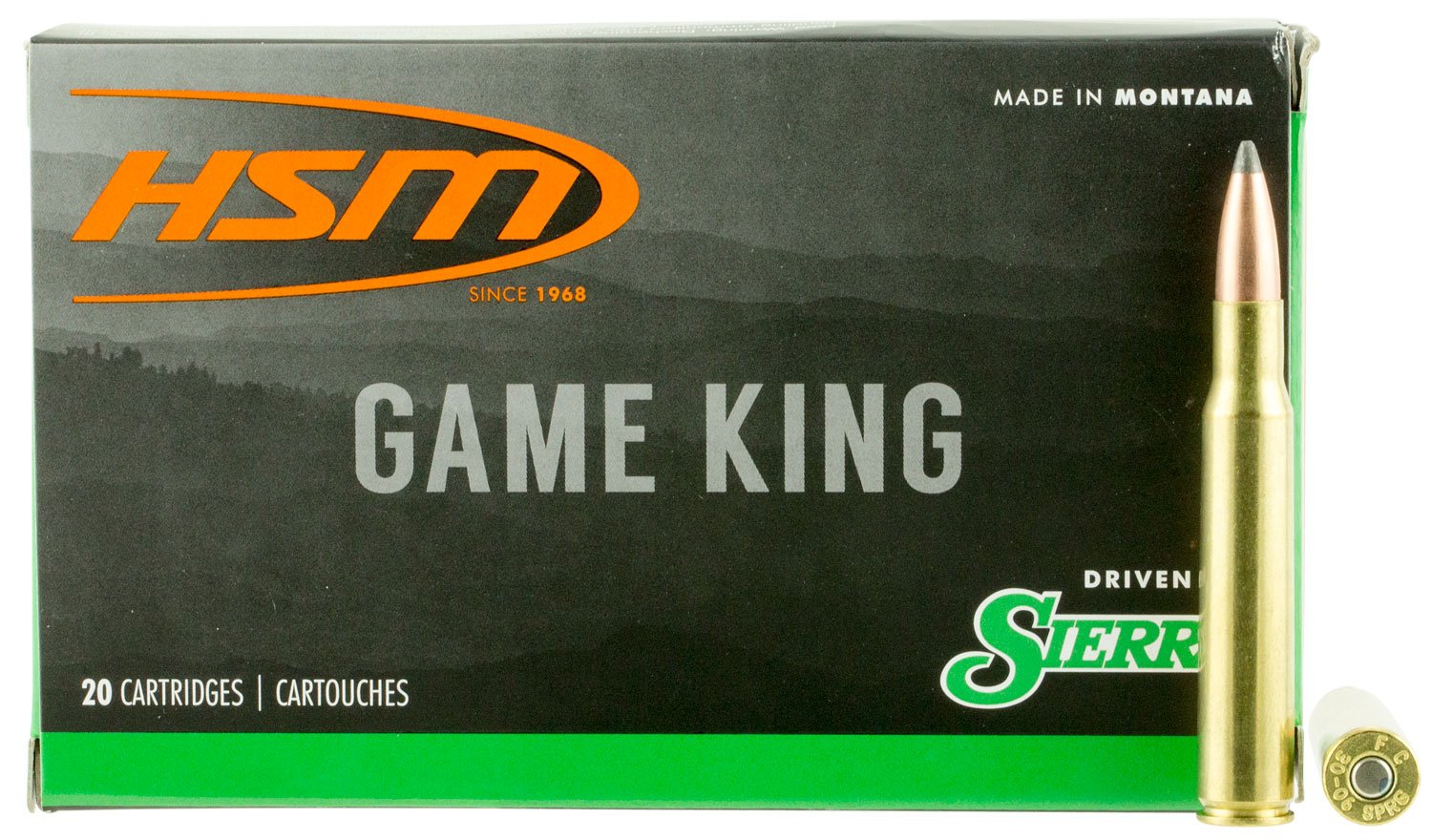 HSM Game King 30-06 SPGF Sierra BT 165 gr. Rifle Ammo