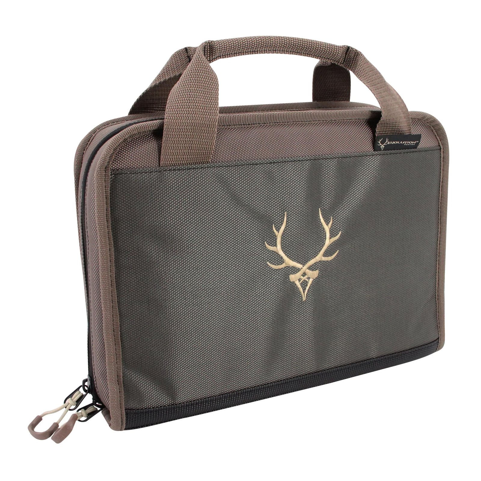 Evolution Outdoor 44374-EV Marksman Pistol Case, 2 Pistols, Green Polyester - Evolution Outdoor